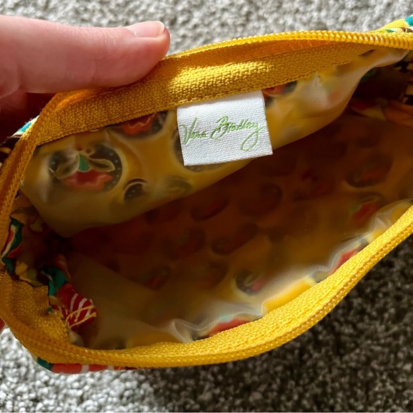 Vera Bradley Small Cosmetic Bag Provençal Yellow - Picture 4 of 5